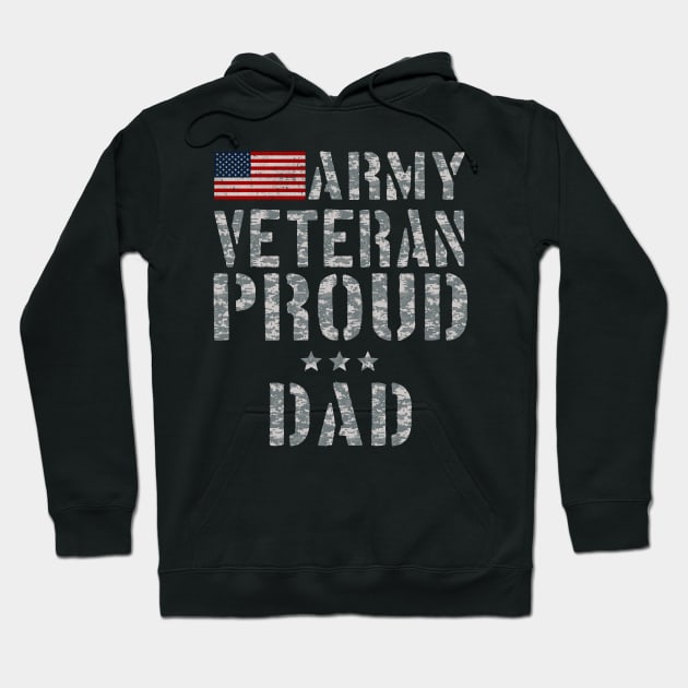 Army Veteran Proud Dad Hoodie by andytruong